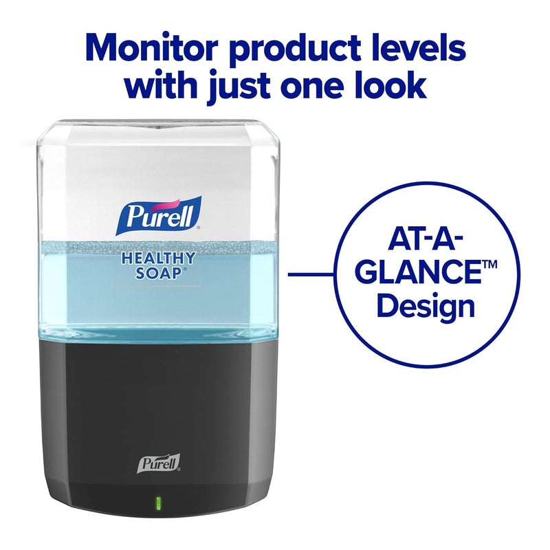 Purell موزع صابون يدوي تلقائي مثبت على الحائط ES6، رمادي، متوافق مع عبوات صابون HEALTHY بسعة 1200 مل (عبوة من 1) - 6434-01 - من تصنيع GOJO، Inc. - Image 3